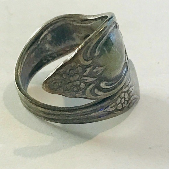 Rogers Oneida Flatware Ring Handmade Stainless Steel Size 5.5 - Picture 5 of 8